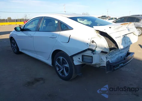 2019 Honda Civic Lx из США, поврежденный, VIN 19XFC2F67KE208167